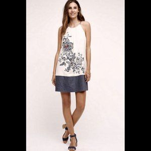 Anthropologie Floreat Beaded Dress